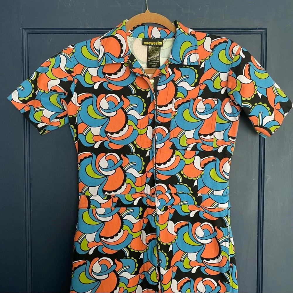 Nooworks Coveralls in Flower Power - Picture 2 of 5